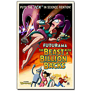 Futurama Beast with a Billion Backs Paper Giclee
